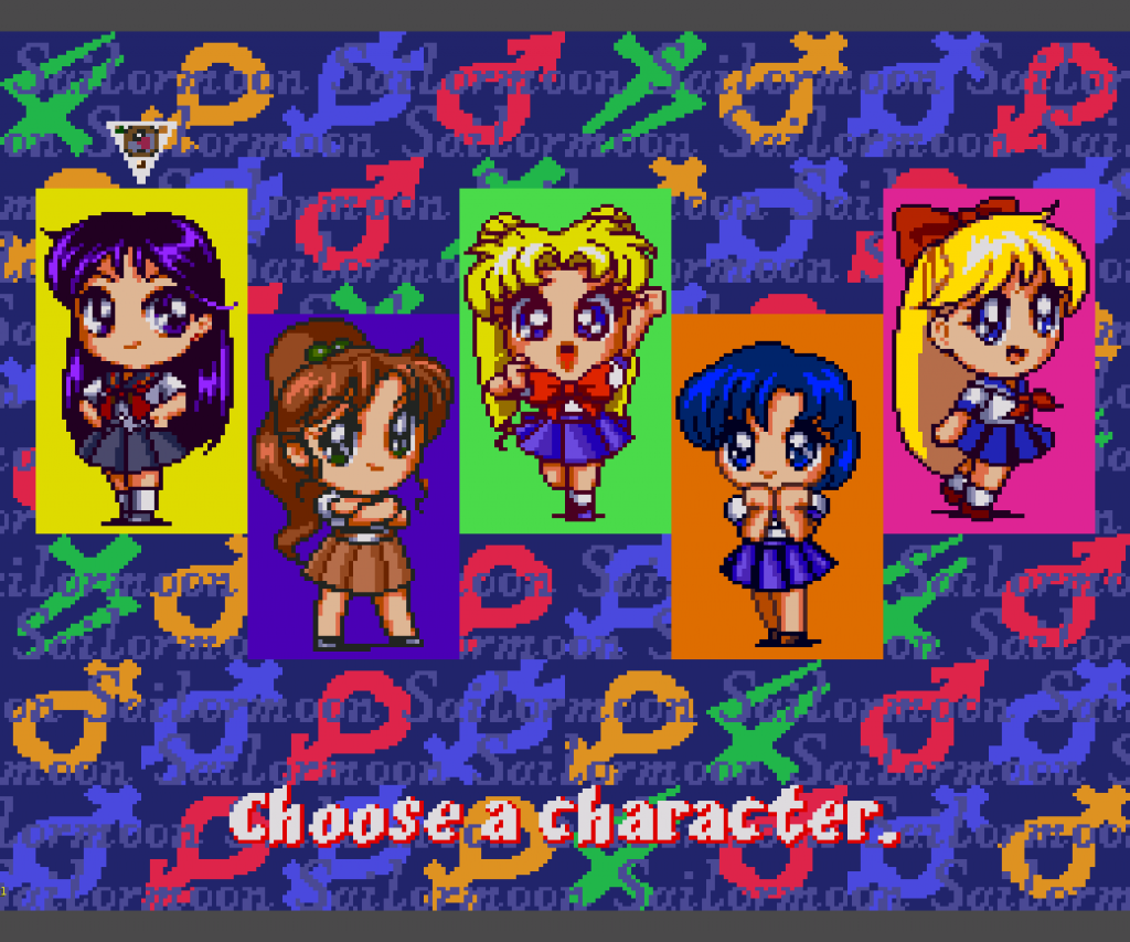 Pretty Solder Sailor Moon - PC Engine - Choose a character
