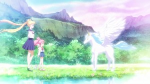 Sailor Moon Eternal trailer - Usagi and Chibiusa meet Pegasus