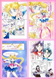 A fully colourized Sailor Moon All Color Complete Edition manga is