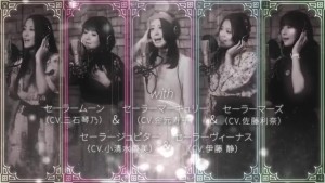 Moon Color Chaining - Momoiro Clover Z and the Five Sailor Guardians - The actresses for the Sailor Guardians singing
