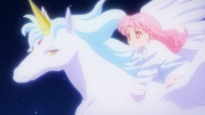 Sailor Moon Eternal - Chibiusa and Pegasus