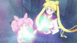Sailor Moon Eternal commercial - Chibusa and Usagi