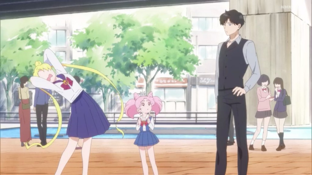 Sailor Moon Eternal - Usagi, Chibiusa and Mamoru