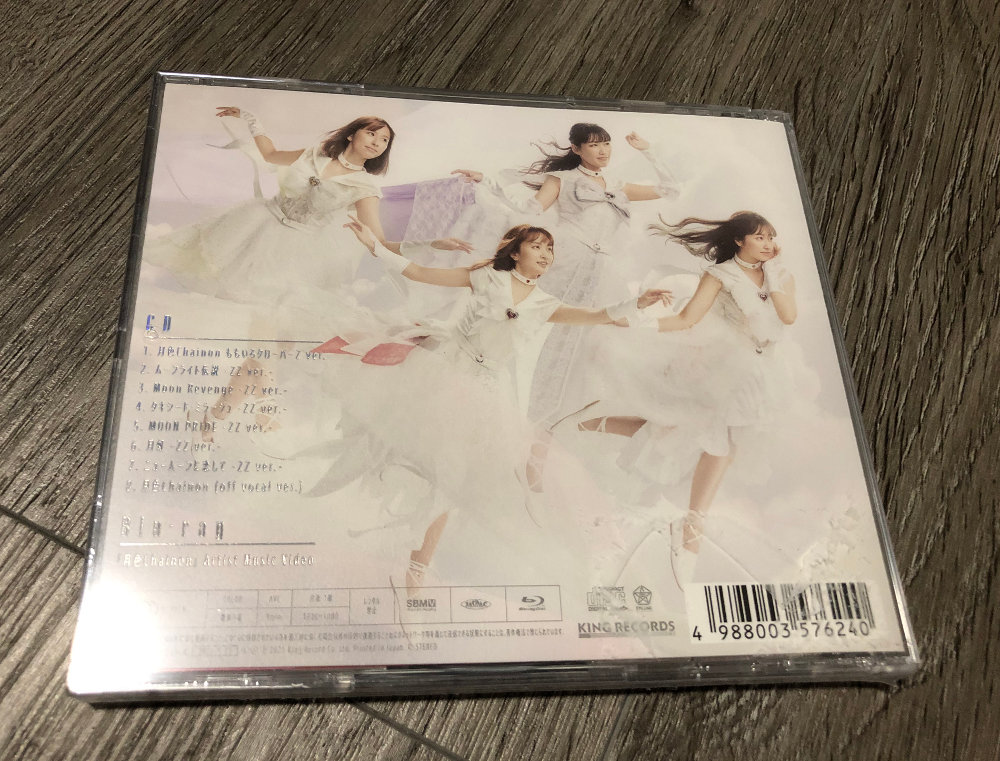 Moon Color Chainon CD and Blu-ray - Momoiro Clover Z Edition - Back