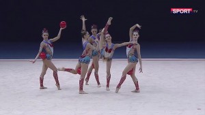 Uzbekistan 5 Balls Qualification at the FIG Rhythmic Gymnastics World Cup