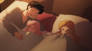 Pretty Guardian Sailor Moon Eternal Part 1 - Mamoru, Chibiusa and Usagi in bed