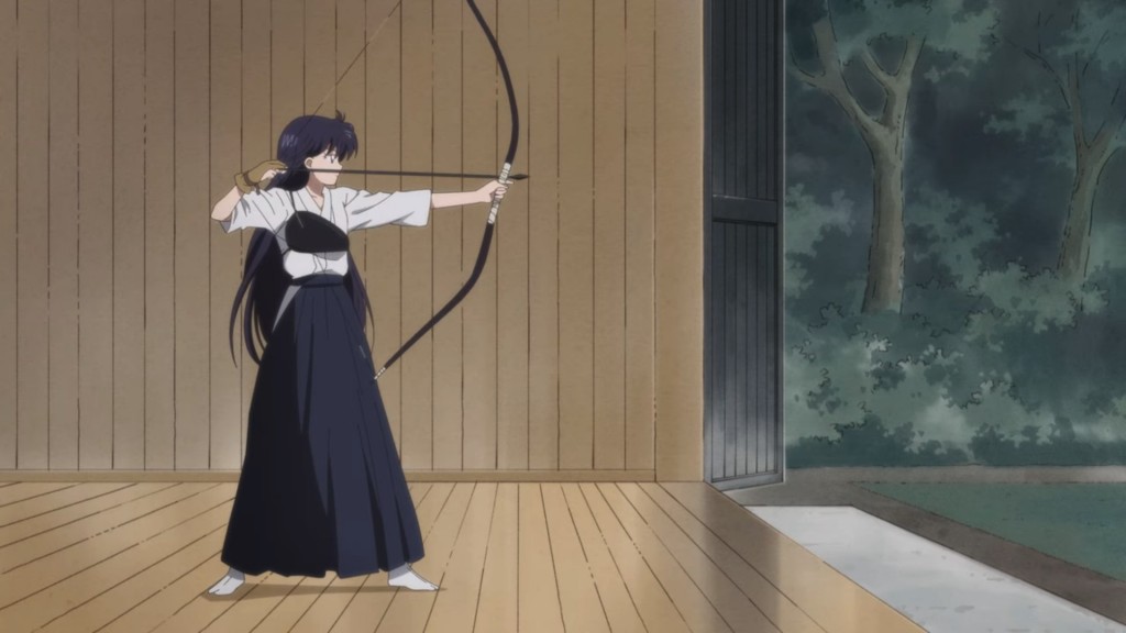Pretty Guardian Sailor Moon Eternal Part 1 - Rei uses a bow right handed