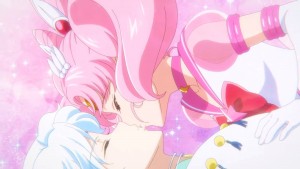 Pretty Guardian Sailor Moon Eternal Part 2 - Chibi Moon kisses Helios