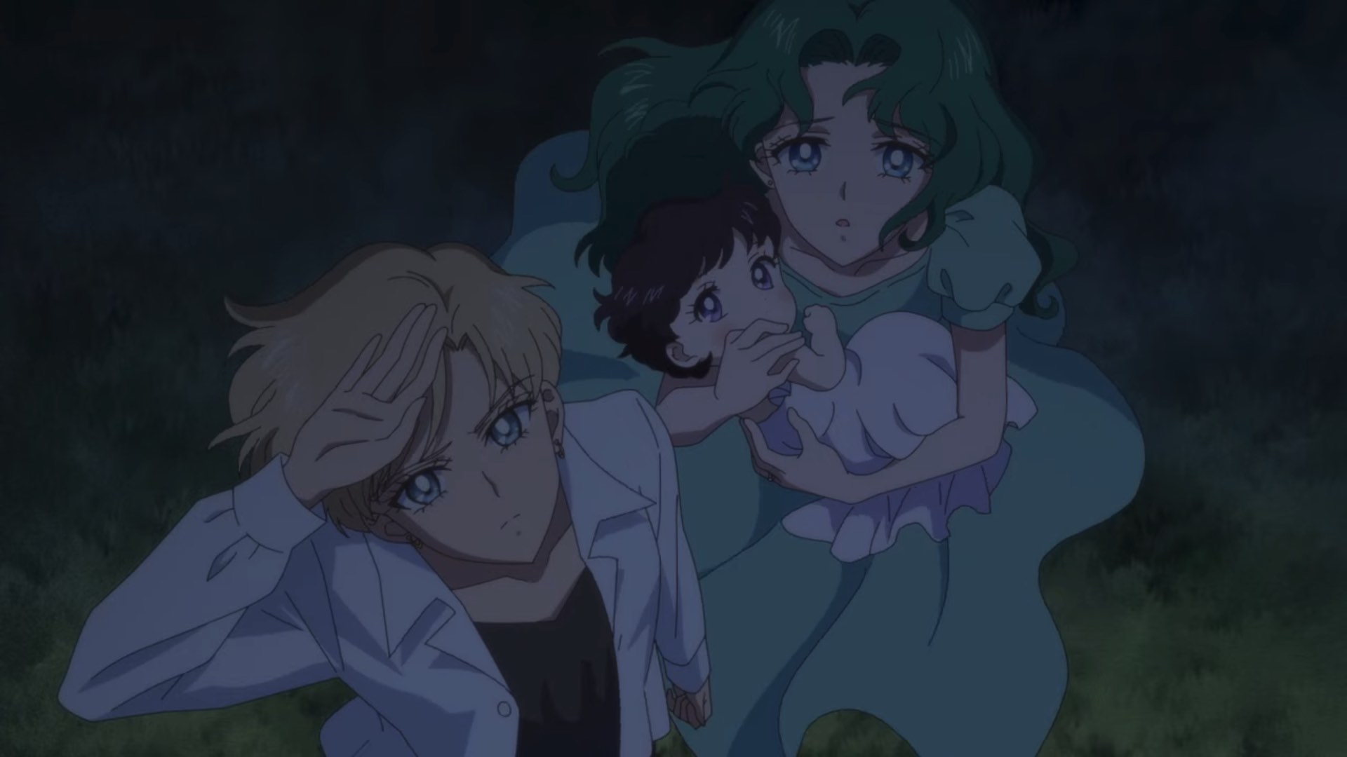 Pretty Guardian Sailor Moon Eternal Part Haruka And Michiru With Baby Hotaru Sailor Moon News