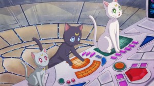 Pretty Guardian Sailor Moon Eternal Part 2 - The cats at the computer
