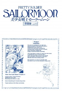 Sailor Moon Volume Infinity art book - Sailor V information