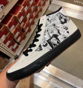 Vans Sailor Moon black and white shoes