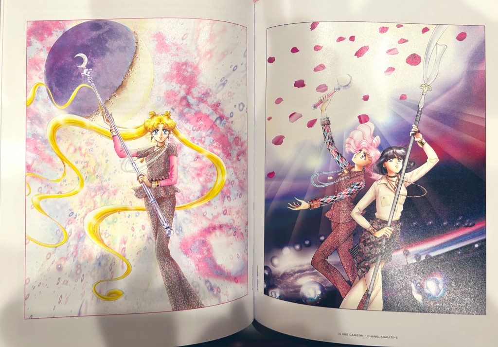 Chanel artwork of Usagi, Chibiusa and Hotaru | Sailor Moon News