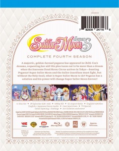 Sailor Moon SuperS Complete Fourth Season - Back