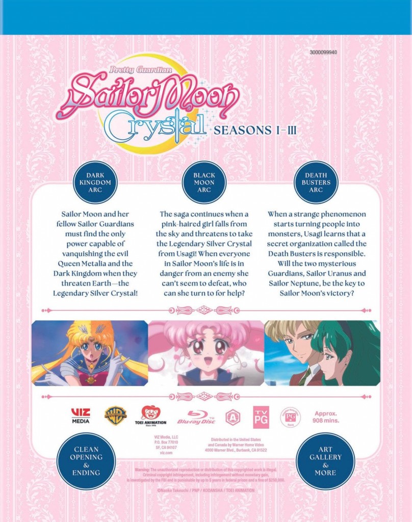 Sailor Moon Crystal Seasons I-III Blu-Ray